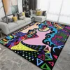 Tapis grande surface Art abstrait dessin animé salon chambre chevet Tapis de sol doux IG canapé Table basse Tapis en peluche Tapis 231206