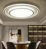 Lustres LED Lustre en cristal Dimmable moderne plafond pendentif lumières salon salle à manger lampe chambre monté Lustre