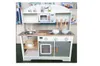 Stora nya träreplika köksspeluppsättningar för flickor och pojkar matlagningsredskap