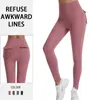 Yoga-Hose für Damen, schnell trocknend, eng anliegend, Workout, hohe Taille, Bauchkontrolle, lange Leggings mit Taschen, weich, athletisch, für Fitness, Laufen, Schwitzen, Sport