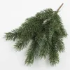 Decorative Flowers Artificial Christmas Picks Green Pine Needles Stems Tree Filler Branches Holiday Winter Garland Greenery Flower Bushes