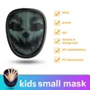 Party Maskers Led Light Up Masker Bluetooth APP Programmeerbaar Veranderend Gezicht Lichtgevend voor Halloween Kerst Carnaval Bar DJ 231207
