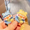 Creative cute duck dolls key chain men women exquisite lovely bag pendant beautiful party gift blue car key chain