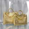 2023 Single Botegas Woven Cow Vache Venetas Designer Sac ANDIAMO NOUVEAUX SACS DE MODE CASSIONS CASSEU