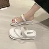 Hausschuhe Damen Set Zehensandalen Sommer Quadratischer Kopf Clip Füße Ein Wort Hang Mit Braut Für Frauen S Damen