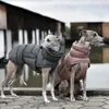 Hondenkleding Winterjas voor honden Koud weerjack voor middelgrote grote honden Italiaanse windhonden Whippets Hound Dikker gewatteerde donsjackkleding 231207