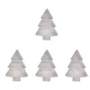 ディナーウェアセット4パックサービングトレイパレットナッツストレージクリスマスツリー形状のプレート
