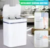 12L Waste Bins Kitchen Home Household Electric Full Automatic Intelligent Automatic Sensing Dustbin Garbage Trashcan Bathroom5407309