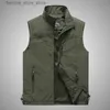 Gilet da uomo BOLUBAO Primavera Nuovi Uomini Gilet Outdoor Tempo libero Gilet di colore solido Giovane di mezza età Fotografia Pesca Gilet casual Giacca maschile Q231208