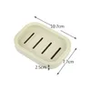 2-layers Soap Dish Plate Case Shower Drain Soap Box Portable Soap Holder Box Storage Container Dispenser Soap Rack For Bathroom