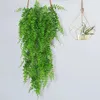 Decorative Flowers 84cm Artificial Hanging Plants Green Rattan Fern Persian Grass Plant Vine Wedding Garden Balcony Garland Decoration Fake