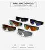 Années 2000 Esthétique Y2k Lunettes de soleil Hommes One Piece Sports Lunettes de soleil Femmes Vintage Wrap Around Shades Mode Punk Goggle Lunettes 230920