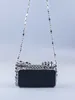 Evening Bags Handmade Bead Bag Long Chain Hand Woven Celebrity Handbags Designer Ladies Party Beading Top handle Mini Purses 231208