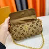 M81911 M82210 CrossBody Женские роскошные дизайнерские сумки Винтажный кошелек на цепочке Ivy мужские сумки на ремне Клатч-багет из натуральной кожи слинг-цепочка Сумки Кошельки ручная сумка