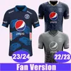 22 23 Honduras Motagua Heren Voetbalshirts VILLAFRANCA SANCHEZ R.MOREIRA J.MONCADA Home Blue Away 23 24 Home Voetbalshirts Volwassen Uniformen