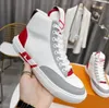 Charlie Sneaker Boot Designer Мужчины Женщины Повседневная обувь Роскошный кожаный пиджак Rivoli кроссовки с принтом Натуральные высокие кроссовки Обувь Размер 35-45