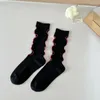 Women Socks Cute For Men Korean Cotton Side Design Warm Winter Japanese JK Casual Sports Mid-calf Women's