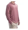 Men's T Shirts Fitness Suit Long Sleeved Hooded Pullover Loose Muscle Dog Sports T-shirt Elastic Training