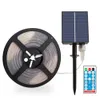 Other Event Party Supplies Solar Charging Panel Smart Switch TYPE-C Charging Interface Remote Control Light Strip 15M10M Can Freely Cut The Light String 231207