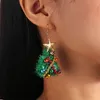 Charm Fashion Mixed Style Christmas Merry Pendant Earrings for Women Tree Deer Santa Claus Year Jewelry Gifts 231208