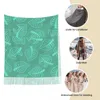 Foulards Nook Téléphone Design Écharpe Pour Femmes Chaud Hiver Pashmina Châle Wrap Animal Crossing Feuille Grand Avec Gland Léger