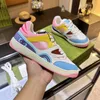 2023 TOP Casual Shoe Designer Sports Shoes Multi tone Beige Men's Sports Shoes Vintage Luxury Leather Shoes Size 35-46