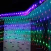 Kerstversiering Gordijnlicht LED Fairy String Net Mesh Kerstmis 3x2m 200led EU 220V Feest Bruiloft Jaar Slinger Buiten Tuindecoratie 231207