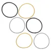 Bracelets de charme 6 pcs hommes brassard chemise manches jarretières pour femmes porte-bracelets surchemise élastique