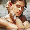Montres-bracelets femmes montre-bracelet minimaliste quartz mode pour dames filles noir