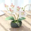 Decorative Flowers Stunning Artificial Flower Butterfly Orchid Potted Decoration Made With Materials Perfect For Wedding Parties And Homes