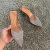 Kleding Schoenen Mode Zomer Vrouwen Hoge Hakken Parel Decoratie Slingback Vrouw Pompen Puntschoen Hoge Hakken Sandalen Elegante Vrouw Schoenen 231207