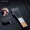 Creative Outdoor Windproof Butane No Gas Lighter With Detachable Body Can Accommodate 8 Cigarettes Portable Gun Type Cigar