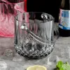 Eiskübel und Kühler, transparenter Diamant-Wein-Eiskühler für Party, Zuhause, Whisky-Eiskübel, Eis-Champagner-Eimer, Thermo-Bierkübel, Bar-Zubehör 231207