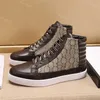 Espadrilles sneakers män sko designer casual skor tryck canvas skor broderi sneaker hög låga topp plattformskor