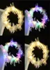 LED couronne de plumes lumineuse bandeau bandeau guirlandes filles éclairer couronne de cheveux fête de mariage demoiselle d'honneur cadeaux d'anniversaire 6437288