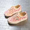 Sneakers Girls Canvas Shoes Leopard Print Pink Summer Children s Pedal Net Red 231207