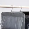 Sacs de rangement porte derrière le sac à main suspendu Portable transparent PVC anti-poussière organisateur garde-robe tissu Non tissé