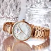Autres montres CURREN Gold Watch Femmes Dames Creative Acier Bracelet Femme Femme Étanche Horloge Relogio Feminino 231207