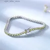 Chain UMCHO 925 Sterling Silver Peridot 2MM Tennis Bracelet Women's Bracelets Party Gift Fashion Fine Jewellery YQ231208