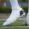 Zapatos de vestir Zapatos de fútbol de caña alta blancos AG Spikes 231208