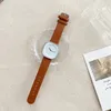 Wristwatches Sdotter 2023 Simple Square Women Watches Leather Fashion Ladies Wristwatch Big Dial Relogio Feminino Female Quartz Clock