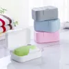 Upgrade Travel Portable Soap Box Sealing Waterproof Soap Holder With Drainage Sponge Dual Purpose Soap Storage Box Bathroom Accessories