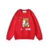 Mos Bear Designer Sweaters for Kids Childrens Sweatshirts Hoodies Sweatshirt Baby Luxury Print Pullover Spring Clothes Boys Girls Round Neck Hoodie CXD231288