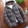 Herren Jacken Streetwear Winter Jacke Männer Parkas Verdicken Warme Mantel Stehkragen Einfarbig Parka Frauen Mode 231208