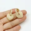 Stud Earrings 5 Pairs Elegant Heart Shape Beads EarringsTiny Lovely Classic Style Ear Jewelry Women Party Gift 30849