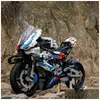 BLOCKS 1920 PCS Teknisk superhastighet M 1000RR MOTORCYCLE MOC Building Block Compatible 42130 Motorcykel Model Vehicle Bricks Toys GI DH4OX Högsta version.