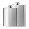 Hip Flasks Pocket Wine Bottle Flask Silver Large Capacity Stainless Steel For All Outdoor Activities Brand High Quality