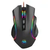 Tangentbord N M607 RGB WIRED GAMING MOUS Ergonomisk programmerbar med 7 Backlight -lägen upp till 7200 DPI för Windows PC -spelare Drop Delive DHQMS