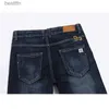 Мужские джинсы KN Летние шорты Джинсы Мужские джинсовые брюки Эластичный темно-синий модный дизайн Мужские джинсы Узкие прямые короткие джинсы HombreL231208