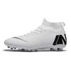 Zapatos de vestir Zapatos de fútbol de caña alta blancos AG Spikes 231208